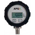 APG PG2 Series Digital Pressure Gauge, 0 to 1000 psig, 3.145&amp;quot; dial, &amp;frac14; to 18 NPTM bottom, fiberglass-reinforced PP plastic housing-