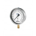 Ashcroft 1009 Pressure Gauge, 0 to 200 psi, 2.5&amp;quot; dial, &amp;frac14;&amp;quot; NPT male lower, SS housing-