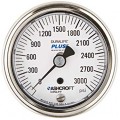 Ashcroft 1009 Pressure Gauge, 0 to 160 psi, 2.5&amp;quot; dial, &amp;frac14;&amp;quot; NPT male lower back, SS housing-