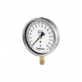 Ashcroft 1009 Pressure Gauge, 0 to 160 psi, 3.5&amp;quot; dial, &amp;frac14;&amp;quot; NPT male lower, SS housing-