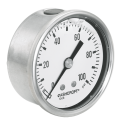 Ashcroft 1008 Pressure Gauge, 0 to 100 psi, 1.5&amp;quot; dial, &amp;frac18; NPT male center back, SS housing-