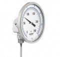 Ashcroft 50EI60E0400/250F Bimetal Thermometer, 5&quot; Dial, 4&quot; Stem, 0 to 250&amp;deg;F-