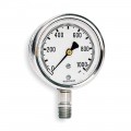 Ashcroft 1008 Pressure Gauge, 0 to 30 psi, 2.5&amp;quot; dial, &amp;frac14;&amp;quot; NPT male lower, SS housing-