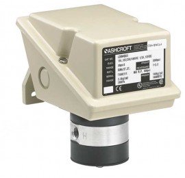 Ashcroft LDSN4HB25 60IWD LP-Series Differential Pressure Switch with NEMA 4X Enclosure, Fixed Deadband, 60 inH2O-