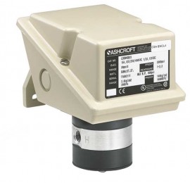 Ashcroft LDSN4HB25 90#D LP-Series Differential Pressure Switch with NEMA 4X Enclosure, Fixed Deadband, 90 psi-