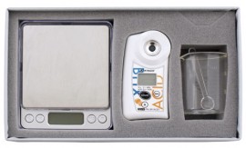 Atago 7101 PAL-BX/ACID1 Pocket Brix-Acidity Meter Citrus Master Kit, 0 to 60% Brix Scale Range, 0.1 to 4% Acid Range-