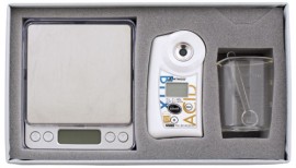Atago 7501 PAL-BX/ACID101 Pocket Brix-Acidity Meter Beer Master Kit, 0 to 60% Brix Scale Range, 0.1 to 20% Acid Range-