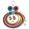 ATD Tools 3696 A/C Manifold Gauge Set, dual R-134a/R12, aluminum-
