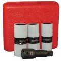 ATD Tools 4354 Protective Wheel Nut Flip Impact Socket, 1/2" drive, 4-piece-