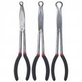 ATD Tools 813 3-Piece Pliers Set, 11" ring nose-