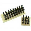 ATD Tools 9600 Stamp Set, 3/16" letter, 27-piece-