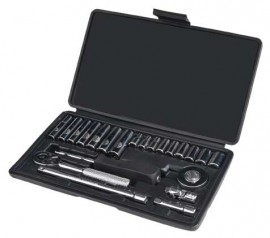 Aurora Tools TLV356 22-Piece SAE Socket Set, 1/4" Drive-