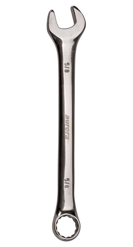 Aurora Tools TYK600 Chrome-Plated Combination Wrench, 5/16&quot;-