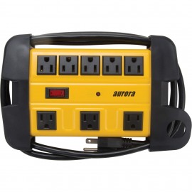 Aurora Tools XH162 Surge Protector Power Strip, 8 outlets, 6' cord-