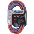 Aurora Tools XH238 Extension Cord with light indicator for all-weather, 12/3 AWG, 15 A, 3 outlet, 25'-
