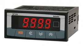 Autonics MT4W Series Digital Panel Meter, 12 to 24 V DC, indicator output-