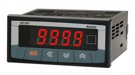 Autonics MT4W Series Digital Panel Meter, 12 to 24 V DC, indicator output-