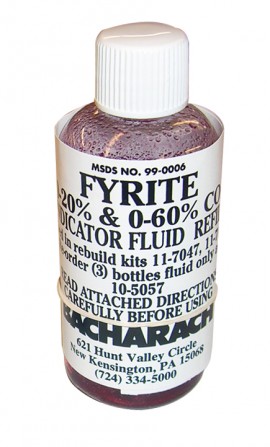 Bacharach 0010-5057 Carbon Dioxide Fluid 3 bottle carton 20 &amp; 60%-