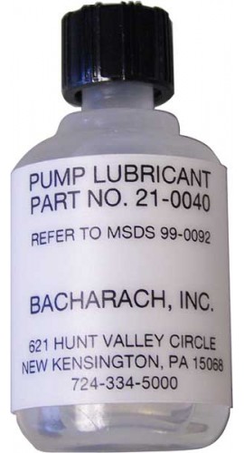 Bacharach 0021-0040 Pump Lubricant for True Spot Smoke Test Sets-