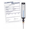 Baker 9VU35-125-NIST Industrial Thermometer, 0 to 120&amp;deg;F/-17 to 49&amp;deg;C,-
