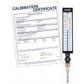 Baker 9VU35-125-NIST Industrial Thermometer, 0 to 120&amp;deg;F/-17 to 49&amp;deg;C,-