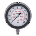 Baker LF45 Series Liquid Filled Pressure Gauge, 0 to 1000 psi/0 to 7000 kPa, 4.5&amp;quot; dial, &amp;frac12;&amp;quot; NPT bottom, impact resistant phenolic case-