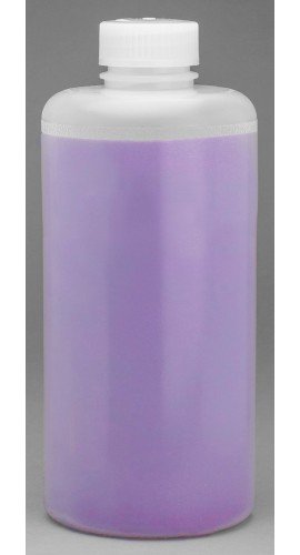 Bel-Art 106200008 Precisionware Narrow Mouth 1000ML High Density Polyethylene Bottles with Cap, Pack of 6-