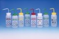Bel-Art 11643-0239 Safety-Vented and Labeled Wide-Mouth Wash Bottles, 8 oz, ethanol-