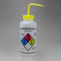 Bel-Art 12432-0008 GHS-Labeled Safety-Vented Wash Bottles, 32 oz, isopropanol-