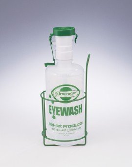 Bel-Art 24859-0000 Poxygrid Eye Wash Bottle Wall Rack-