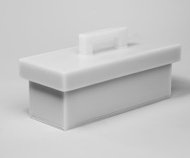 Bel-Art 24960-0000 Lead-Lined Polyethylene Storage Box, 36 x 13"-