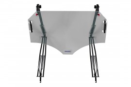 Bel-Art 24966-0004 Plexiglas Splash Shield with 2 articulating arms, 15 x 24"-