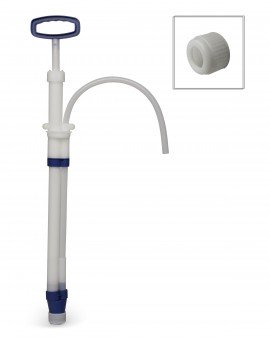 Bel-Art 32787-0000 Poly-Hand Drum Pump, 5 gal, polyethylene-