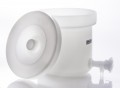 Bel-Art 35223-0000 Polly-Crock Tank with lid and faucet, 6 gal, 16&quot;-