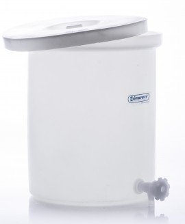 Bel-Art 35235-0000 Polly-Crock Tank with lid and faucet, 15 gal, 20.5&quot;-
