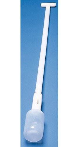 Bel-Art 378010000 Polyethylene Safety Acid/Caustic 16oz Sampler, 3 Ft Handle-