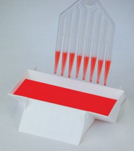 Bel-Art 37882-0000 3-in-1 Multi-Channel Pipette Reservoir, 10-pack, 0.17 fl oz-