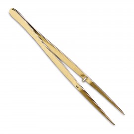 Bel-Art 37935-0000 Teflon FEP Steel Forceps, 2-pack, 1.5&quot; coated tips-