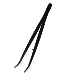 Bel-Art 37940-0000 Teflon FEP Curved Forceps, 2-pack, 9.8 cm-