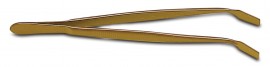 Bel-Art 37942-0000 Teflon FEP Bent Cover Glass Forceps, 2-pack, 4"-