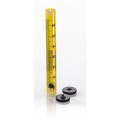 Bel-Art 40400-0020 Riteflow Borosilicate Glass Unmounted Flowmeter, 65 mm, size 3-