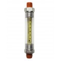 Bel-Art 40402-0015 Riteflow Borosilicate Glass Guarded Flowmeter, 65 mm, size 3-