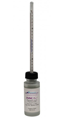 Bel-Art 606000300 DURAC Plus Oven Verification Thermometer, 7.9&quot;, 95 to 115&amp;#176;C-