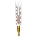 Bel-Art 608070100 DURAC Hot Water/Refrigerant Line Thermometer, 40 to 260&amp;#176;F, steel well-