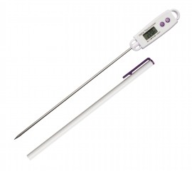 Bel-Art 609001900 DURAC Calibrated Electronic Stem Thermometer, IP65, -58 to 572&amp;#176;F, 10.75&quot;-