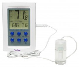 Bel-Art 61000-0400 FRIO Electronic Thermometer, Triple Display, -58 to 122&amp;deg;F-