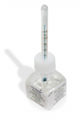 Bel-Art 610040100 FRIO-Temp Refrigerator Verification Thermometer with 30 ml Enviro-Safe-filled bottle, -5 to 15&amp;#176;C-