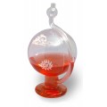 Bel-Art 61501-0000 H-B DURAC Glass Weather Ball Barometer, 3.5 mbar/0.1 inHg/0.3 cmHg, 6&amp;quot; (152 mm)-