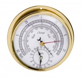 Bel-Art 61502-0200 H-B DURAC Thermometer/Hygrometer/Barometer, 940 to 1058 mBAR, -30 to 50&amp;deg;C-