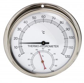 Bel-Art 61505-0000 DURAC Thermo-Hygrometer, 0 to 120&amp;deg;C, 0 to 100% RH-